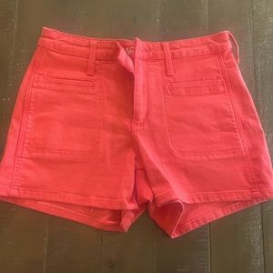 Universal Thread High Ride Midi Red Shorts